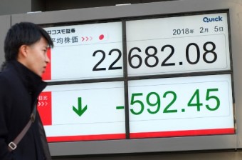 Tokyo stocks close down on worries over trade war